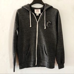 Figue | Women’s Gray Zip Up Sweatshirt